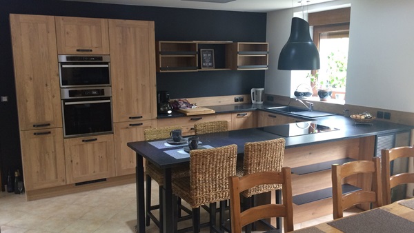 Cuisine équipée sur mesure Trend Cube Chêne Honey