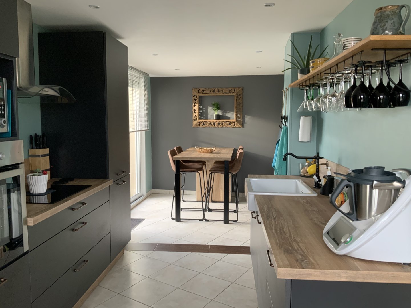 Cuisine équipée sur mesure LABEL Métal Brossé