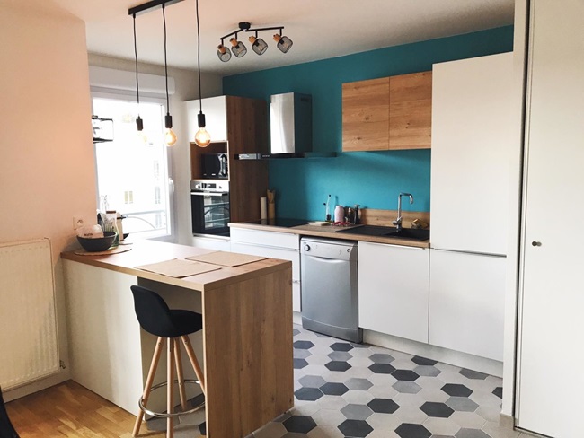 La cuisine équipée Cuisinella de Coline J