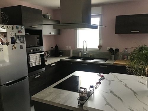 Rénovation cuisine équipée sur mesure Trend Woody Dark