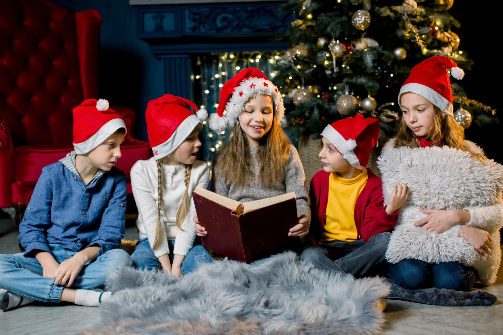 enfants noël livre