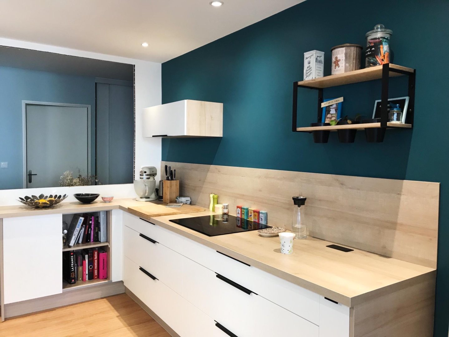 Cuisine équipée sur mesure Color Laqué Blanc