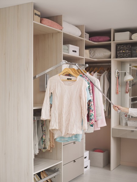 tringle basculante dressing