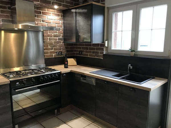 Rénovation cuisine sur mesure Trend Woody Dark