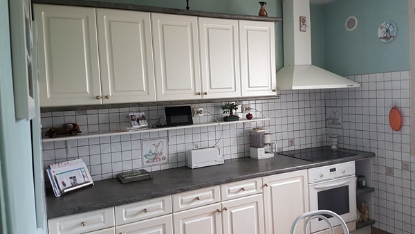 Projet cuisine bois, blanche et marron Jean-Luc T. Montreuil-Juigné