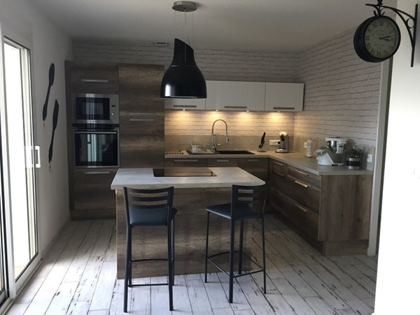 Cuisine équipée sur mesure Vega + Winoka