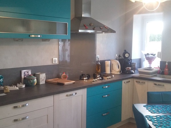 Cuisine équipée sur mesure Trend Cube Artic wood