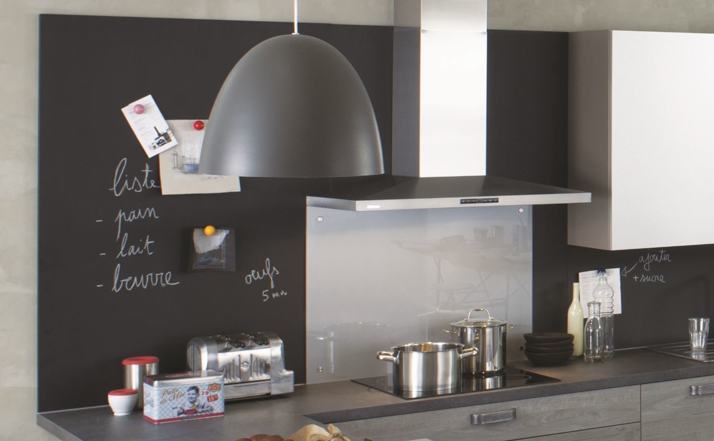 credence noire magnetique