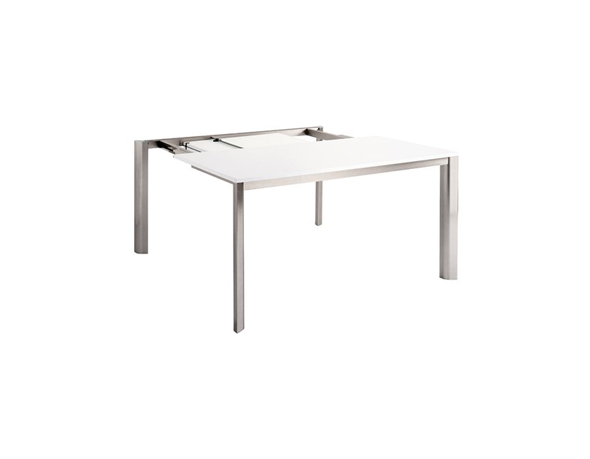 Table carrée à rallonge