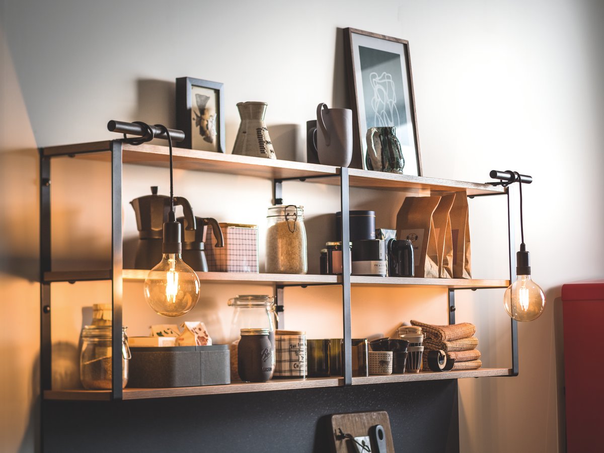 étagère style industriel