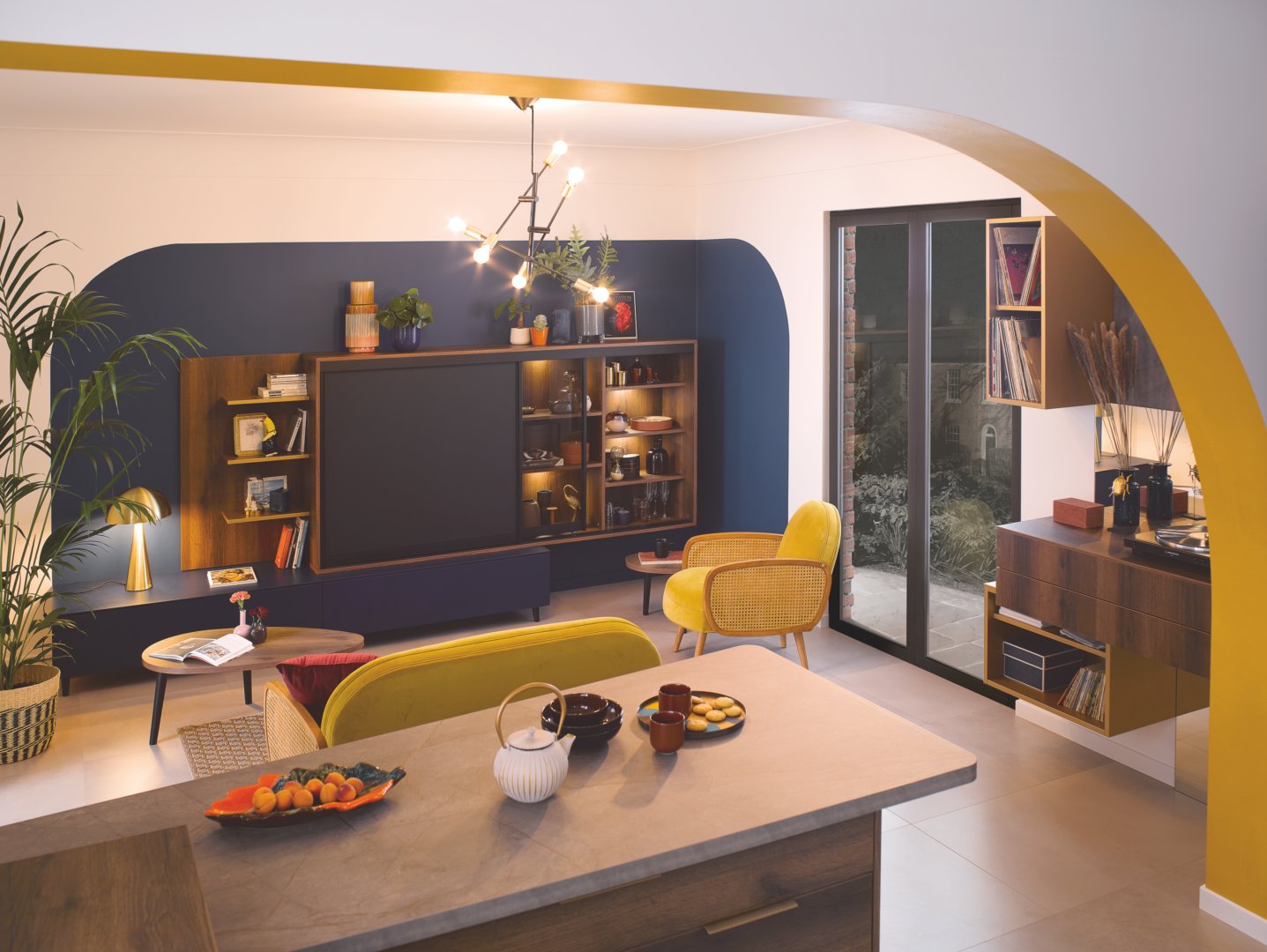 meuble tv design vintage