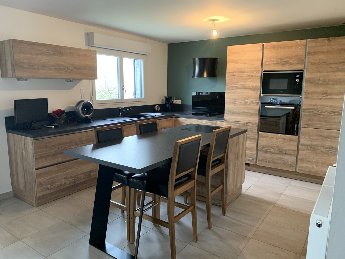 Cuisine équipée sur mesure E-Trend Hipster Wood