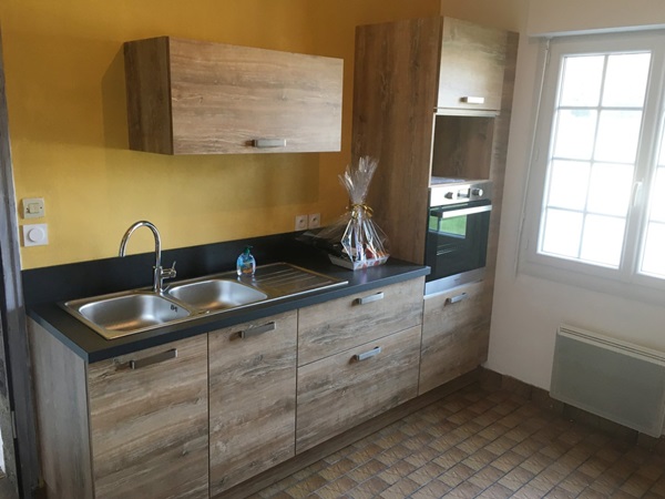 Cuisine équipée bois