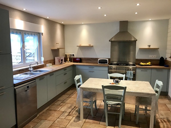 Cuisine équipée sur mesure Color Laqué misty blue