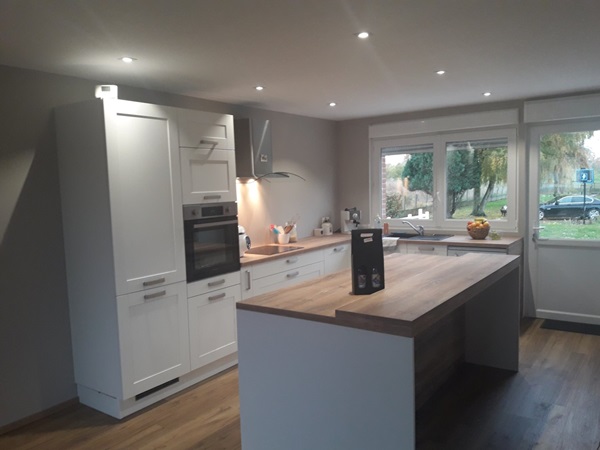 Cuisine équipée sur mesure Trend Cube Blanc Mat