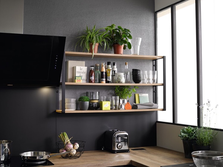 Supports pour étagère de cuisine