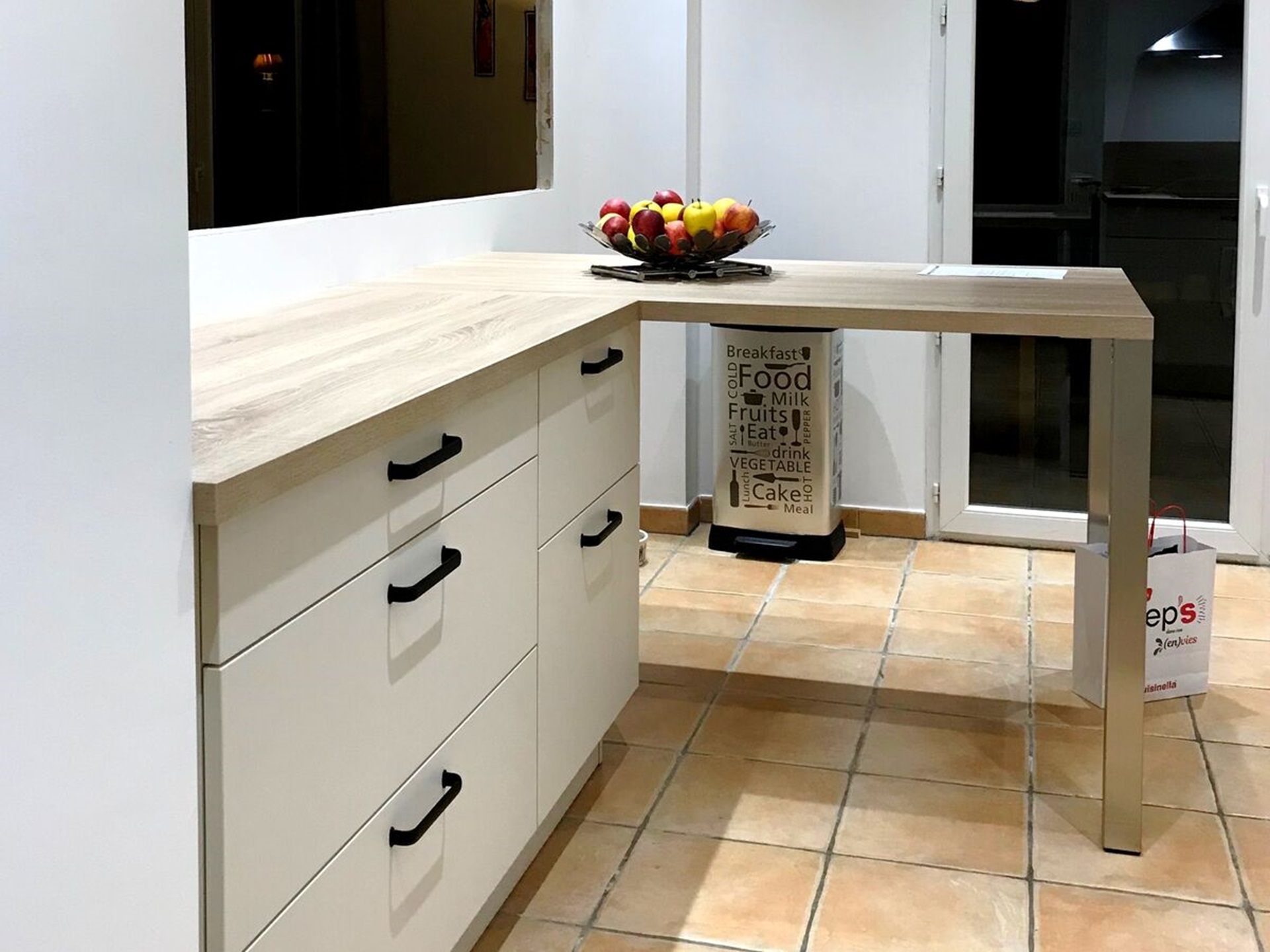 Rénovation cuisine équipée sur mesure Trend Pannacotta Mat