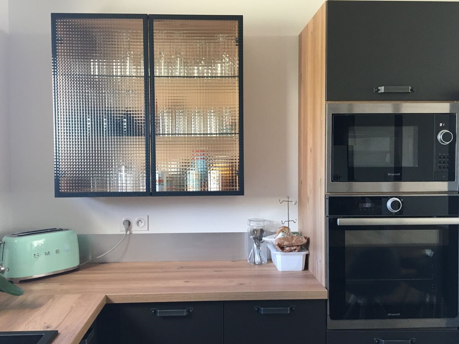 Cuisine équipée sur mesure Label Métal Brossé