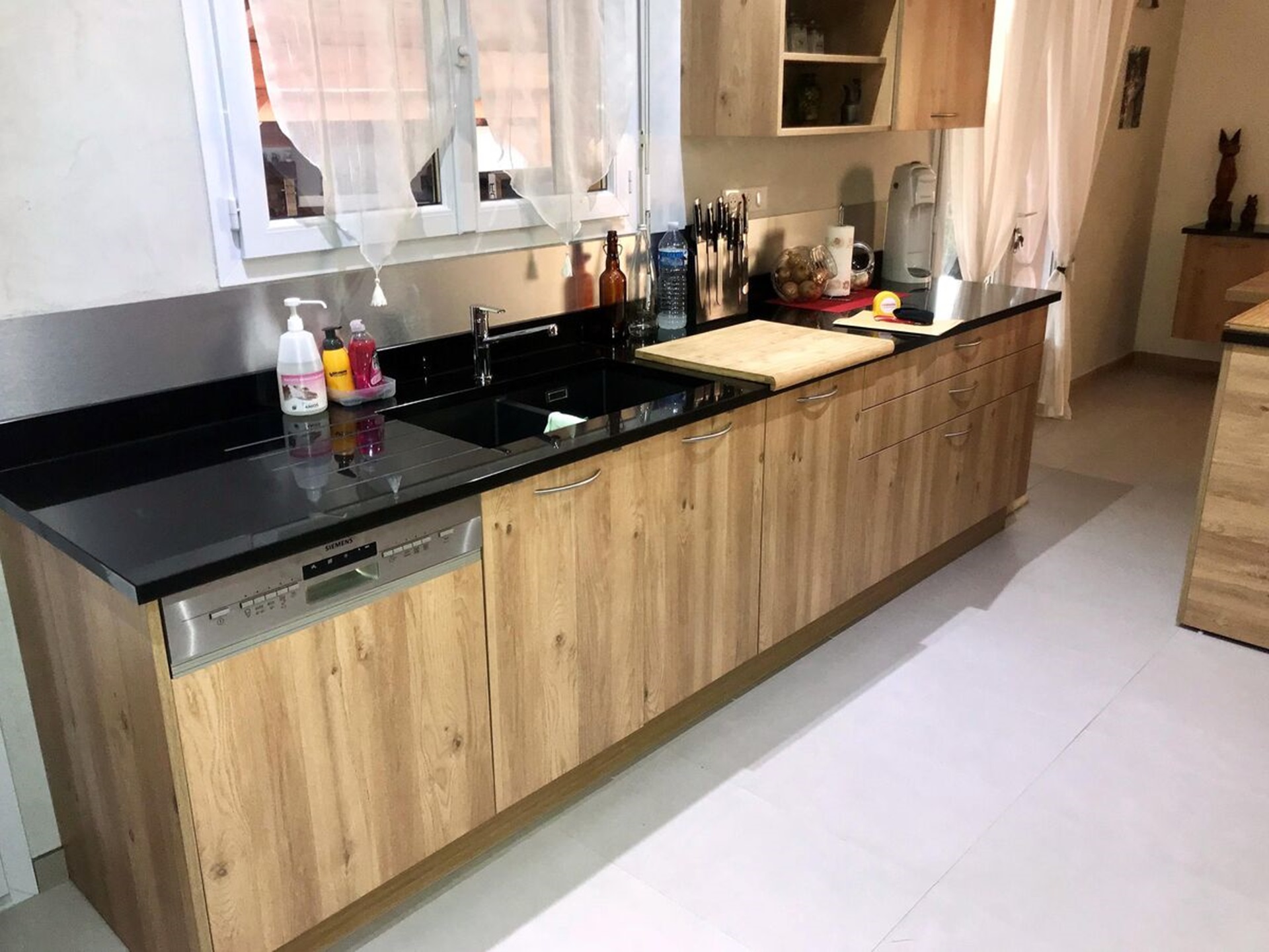 Rénovation cuisine équipée sur mesure Trend Chêne Honey