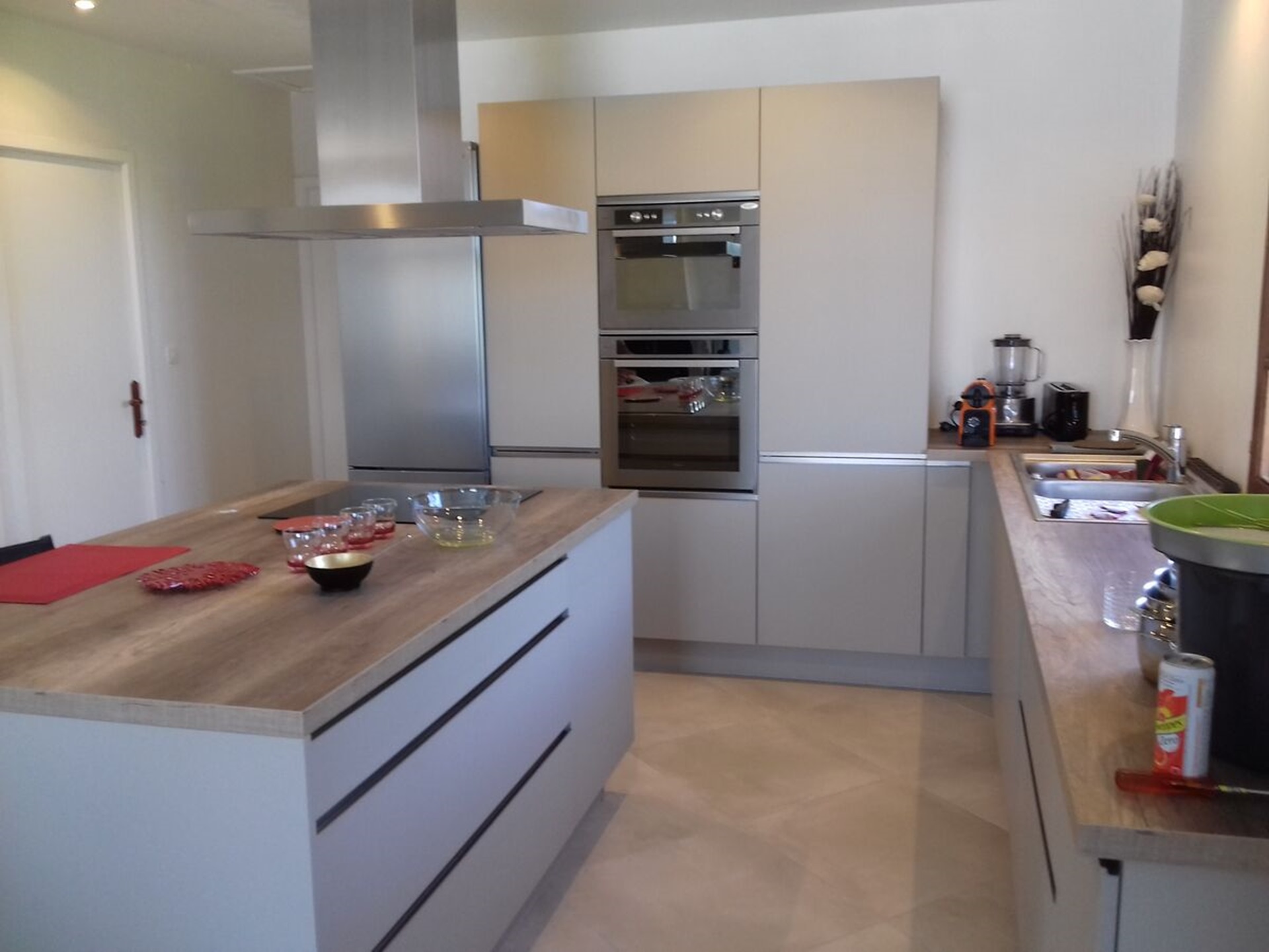 Cuisine équipée sur mesure Trend Pannacotta mat