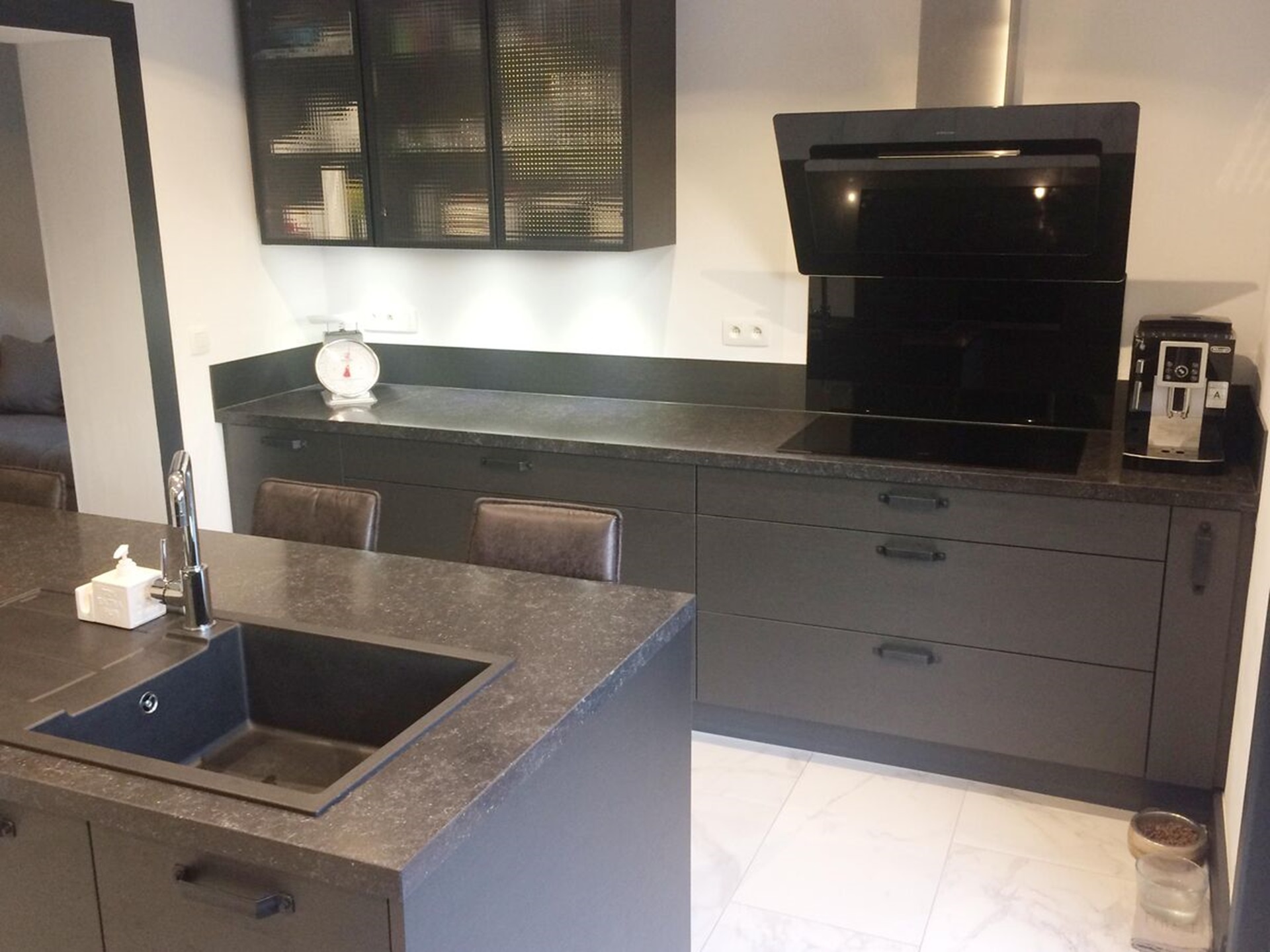 Cuisine équipée sur mesure Label Métal Brossé