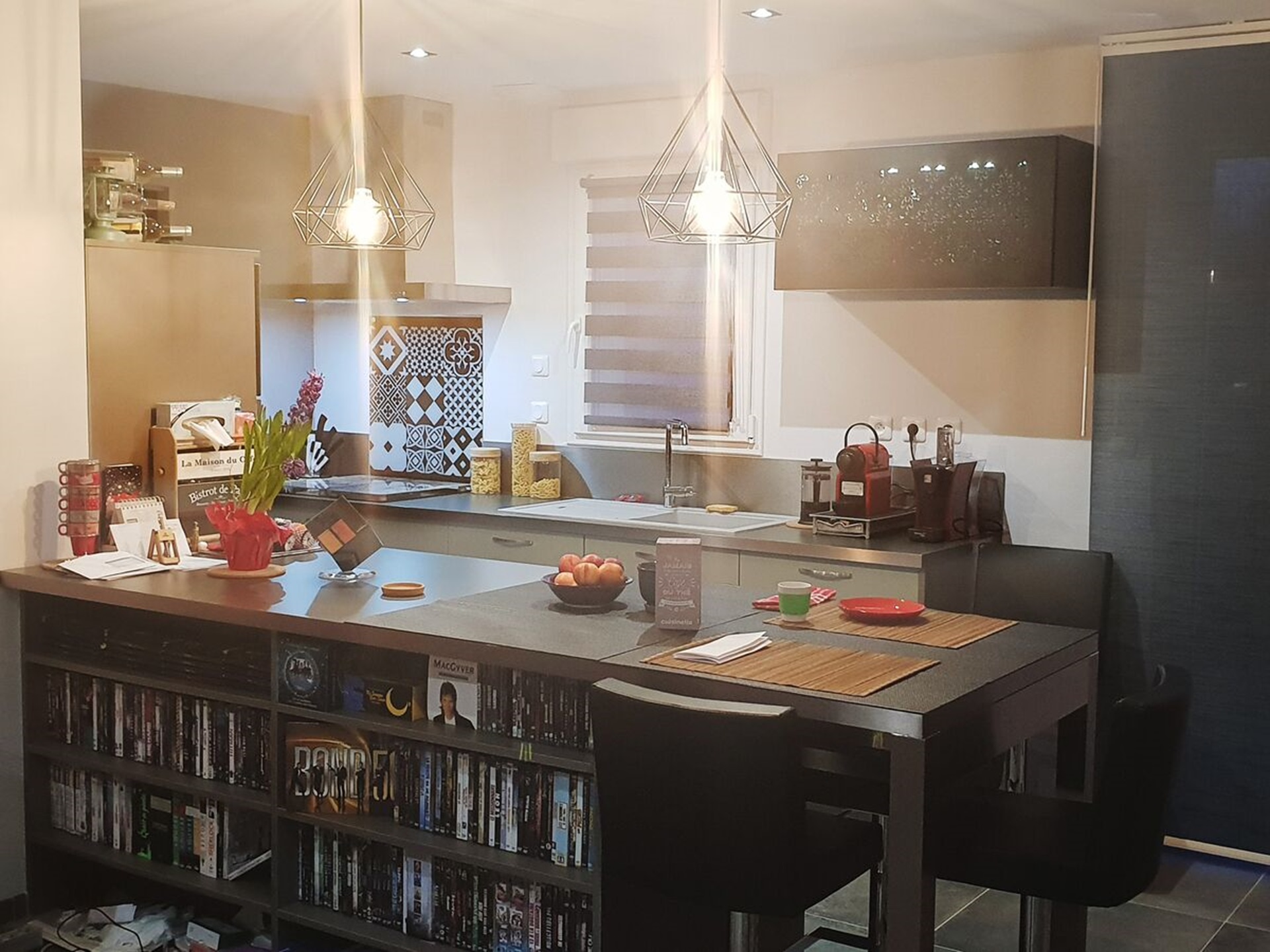 Rénovation cuisine équipée sur mesure Trend Blanc Mat et Nordic Spirit