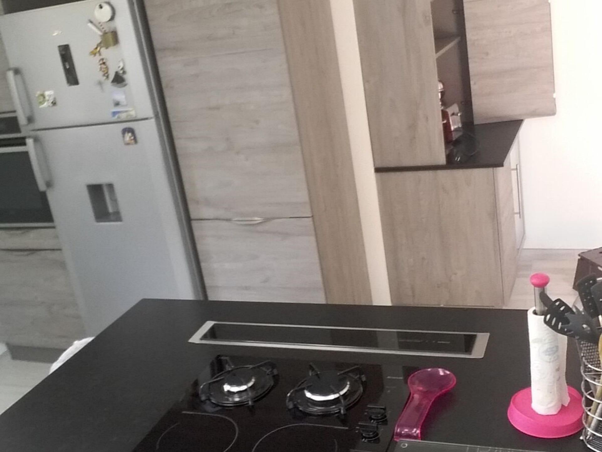 Cuisine avant-après sur mesure Label Chêne Sable Synchrone