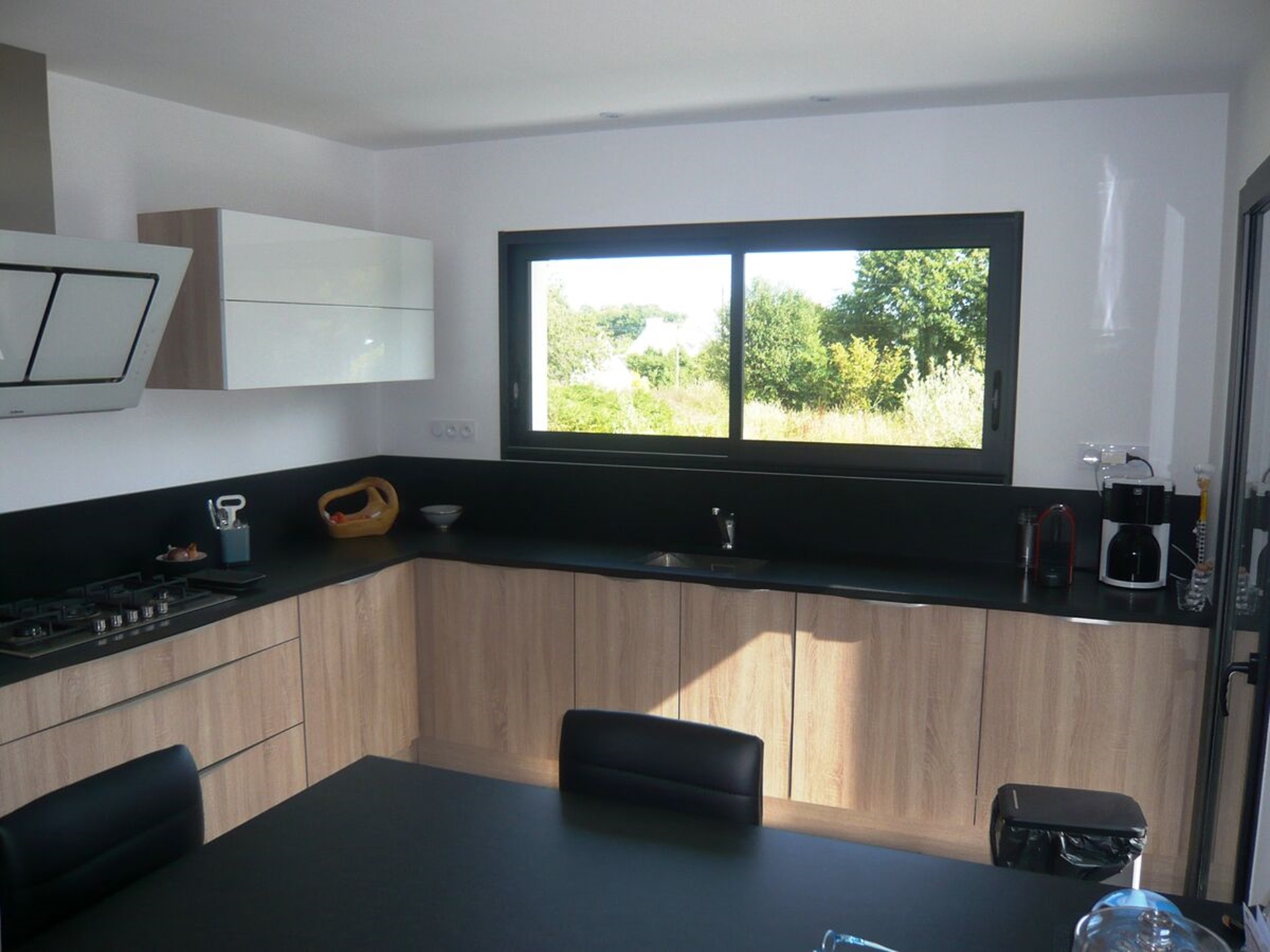 Cuisine avant-après sur mesure Trend + Chêne timber