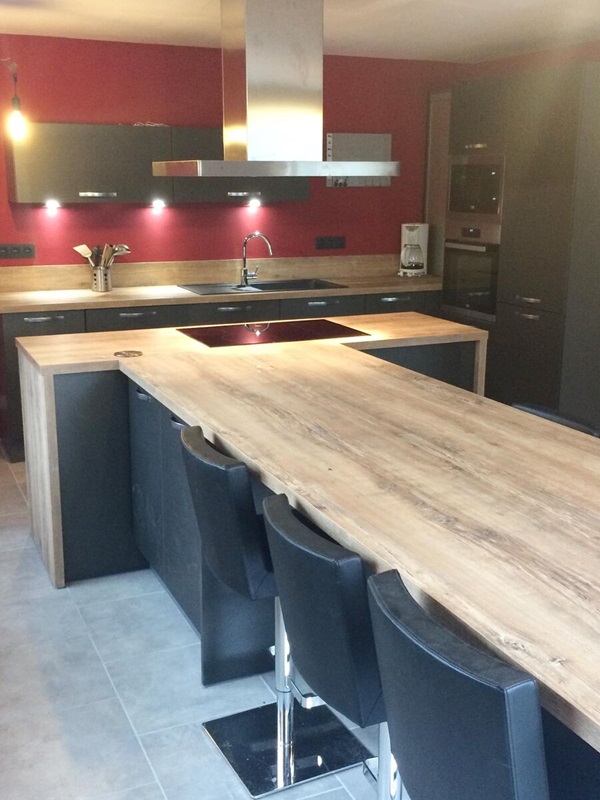 Cuisine équipée sur mesure Label Métal Brossé