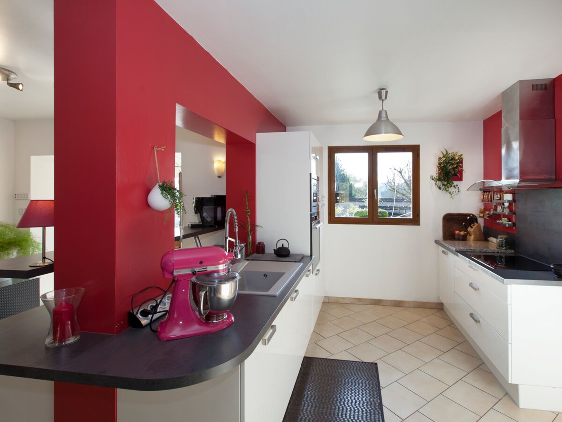 Cuisine équipée sur mesure Light Blanc brillant