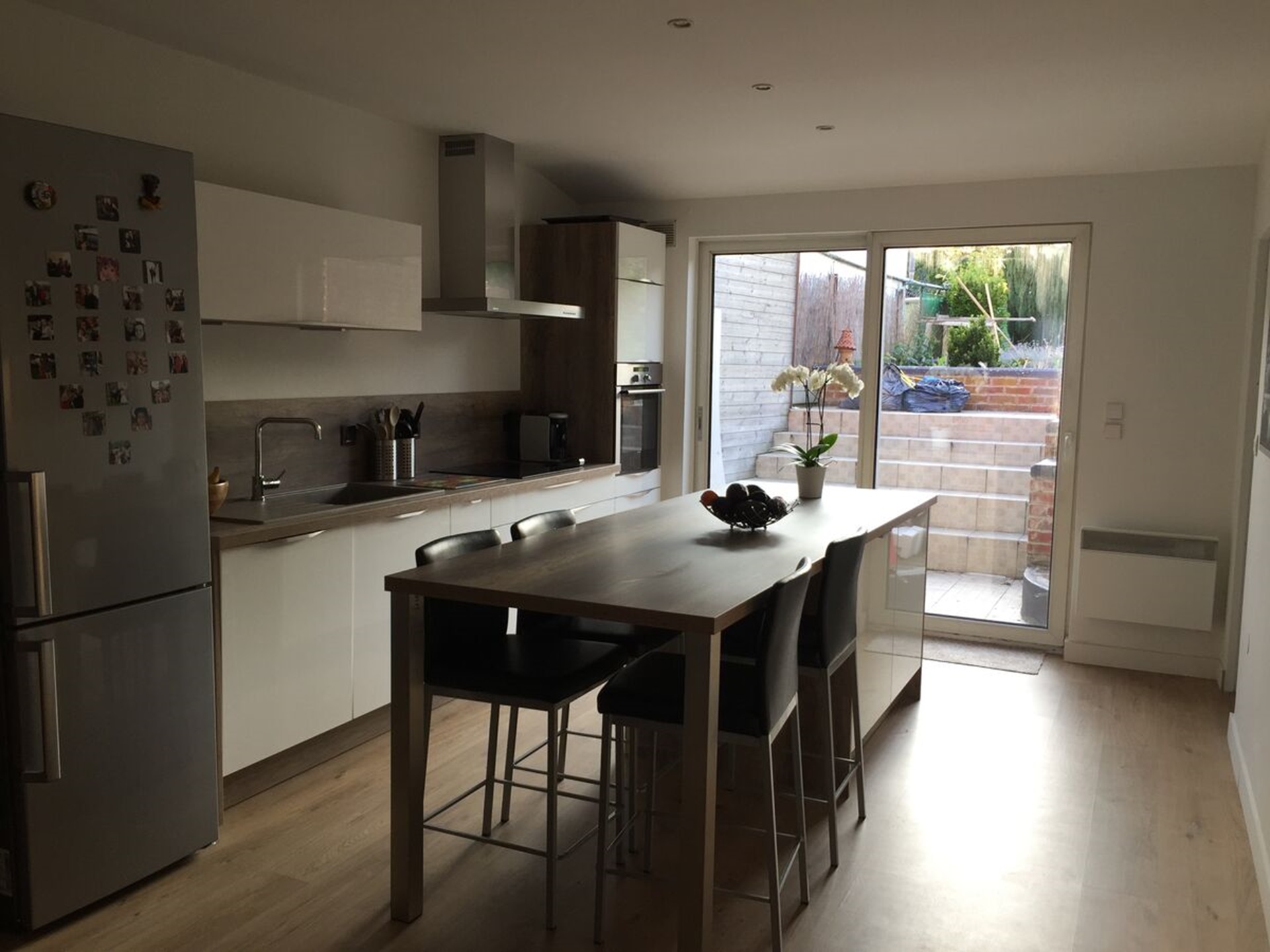 Cuisine équipée sur mesure Light Blanc Brillant