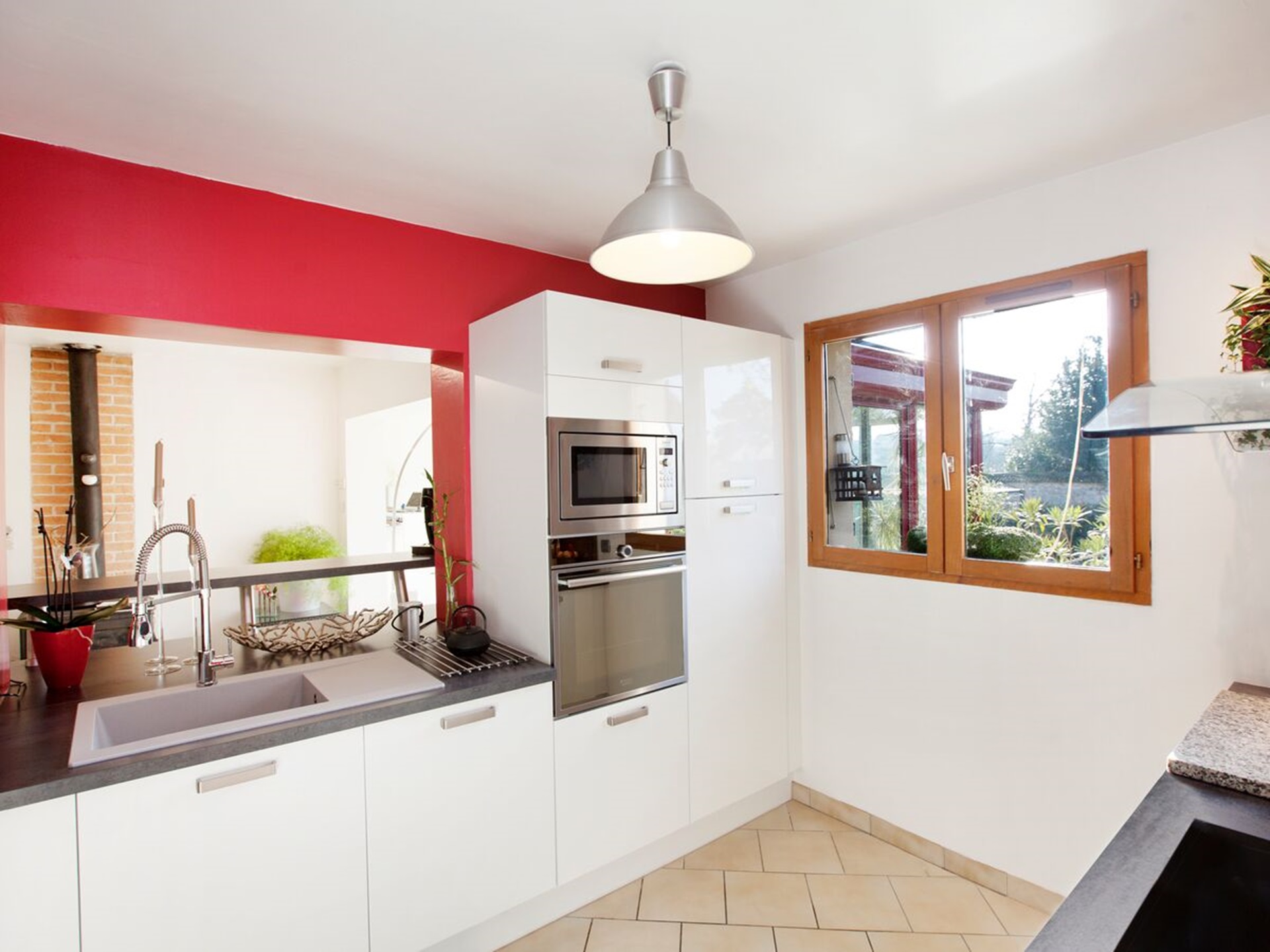 Cuisine avant-après sur mesure Light Blanc brillant