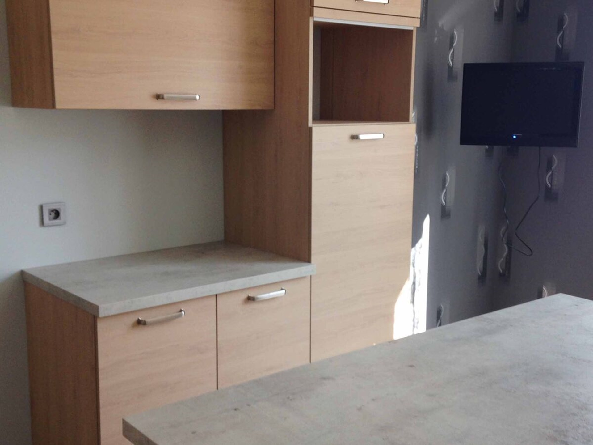 Cuisine avant-après sur mesure Trend + Soft oak