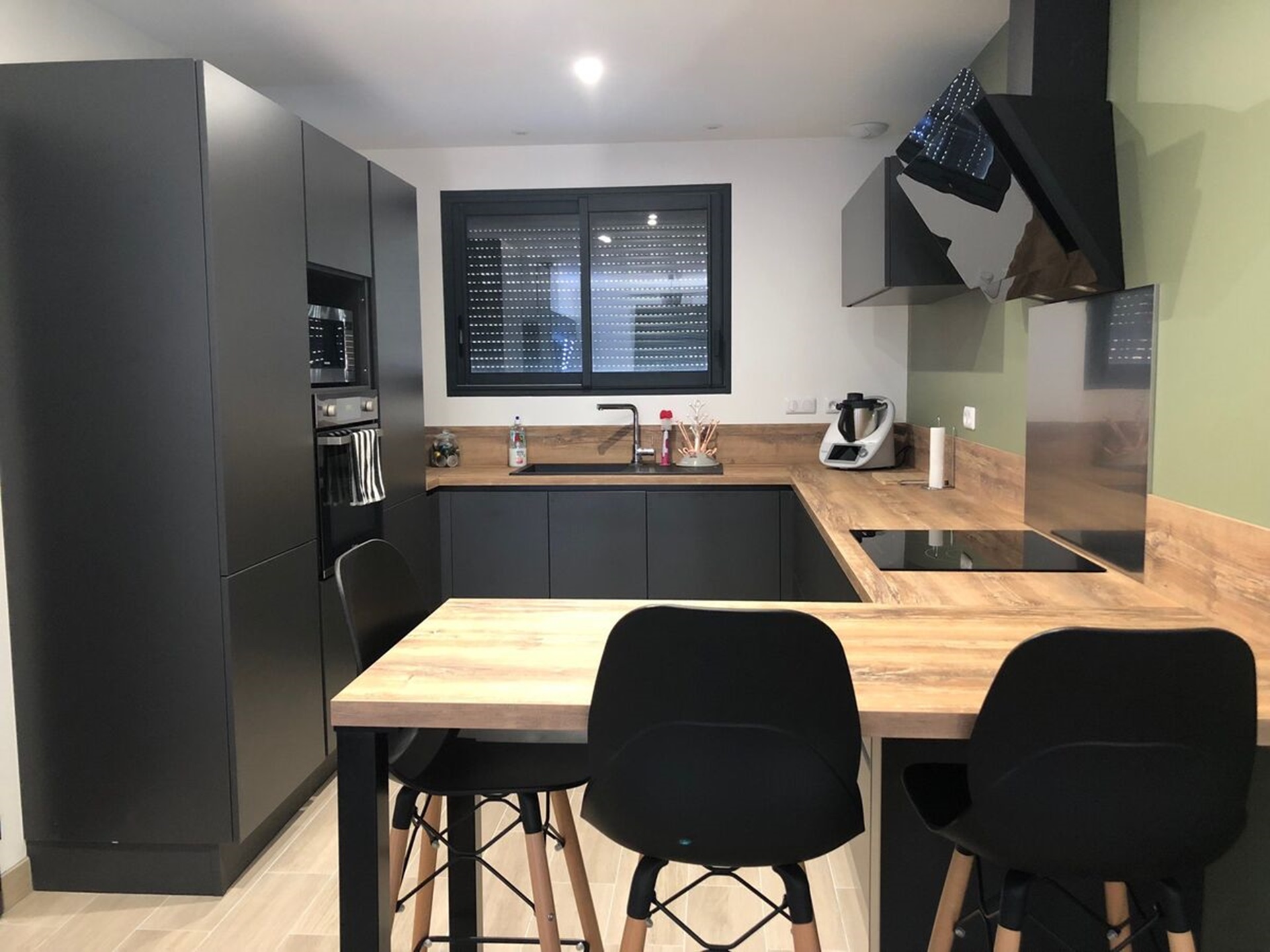 Rénovation cuisine équipée sur mesure Trend Ombre Soft