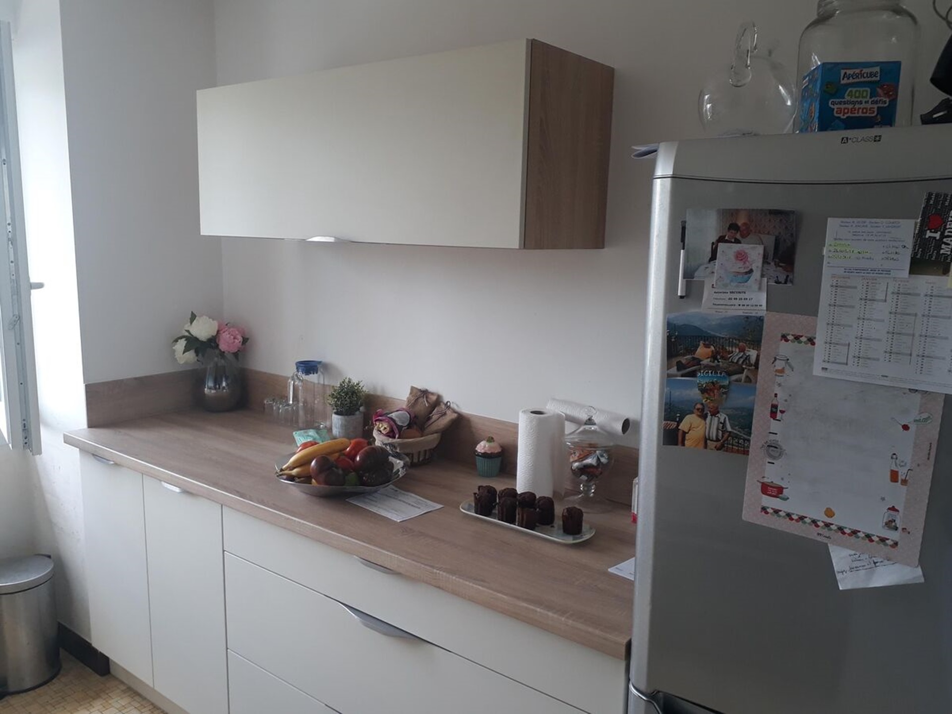 Cuisine avant-après sur mesure Trend Pannacotta Mat