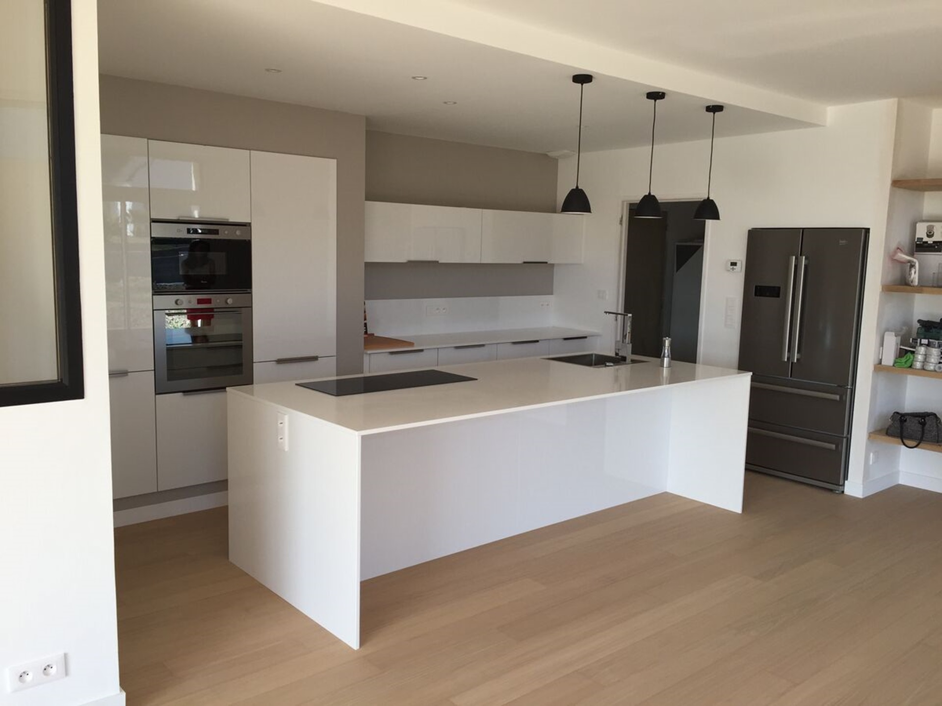 Rénovation cuisine sur mesure Light Blanc brillant