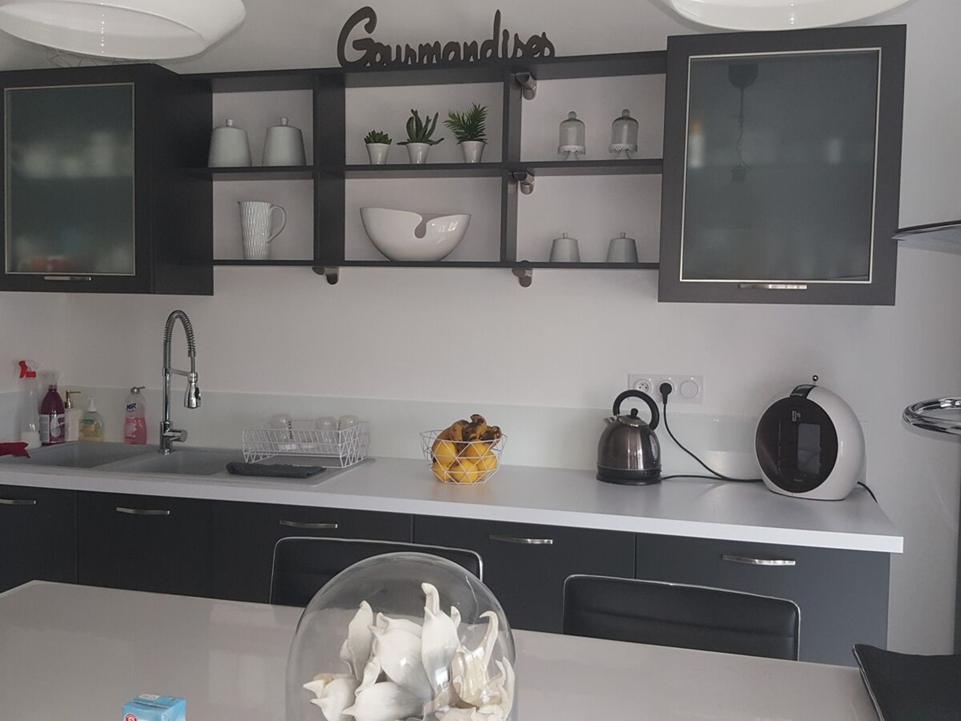 Cuisine avant-après sur mesure Trend Ombre Soft