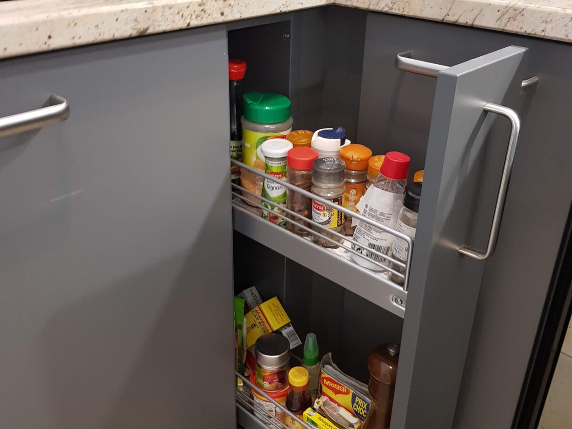 Cuisine avant-après sur mesure Trend Soft Grey