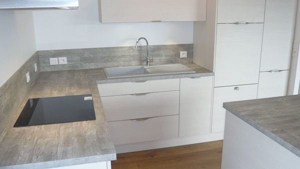 Cuisine équipée sur mesure Trend Pannacotta mat