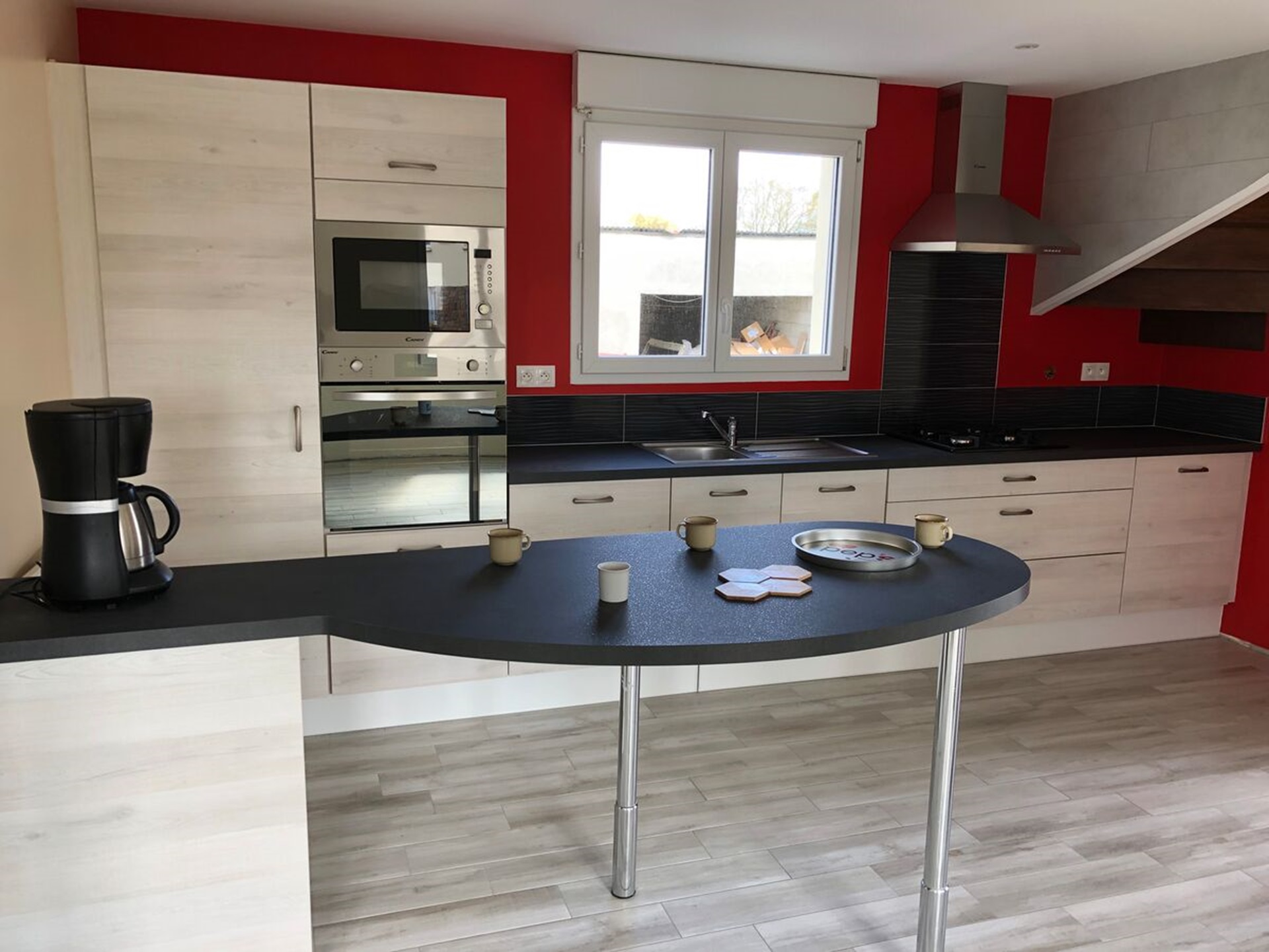 Rénovation cuisine équipée sur mesure Vega Artic Wood