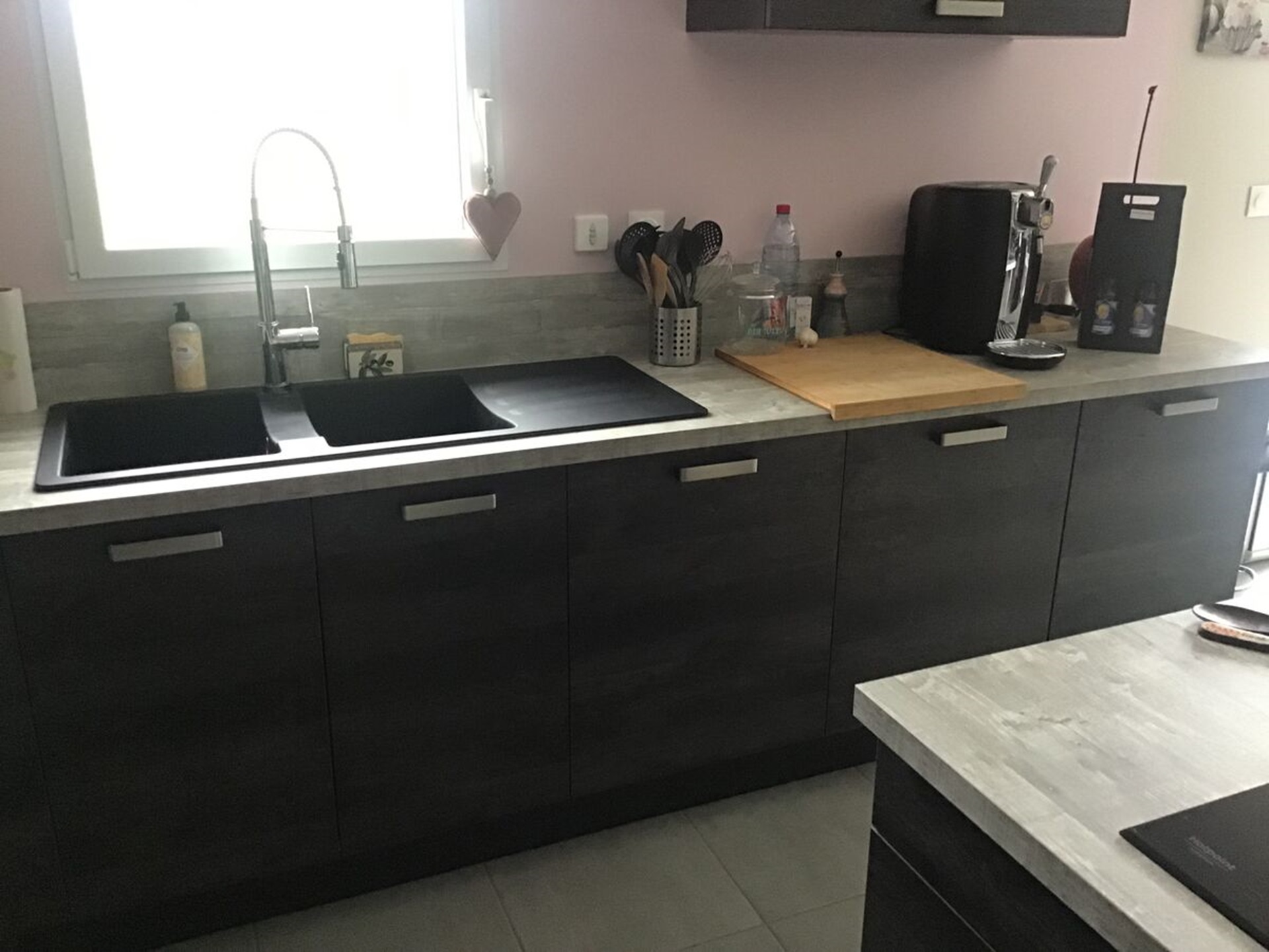 Cuisine avant-après sur mesure Trend Woody Dark