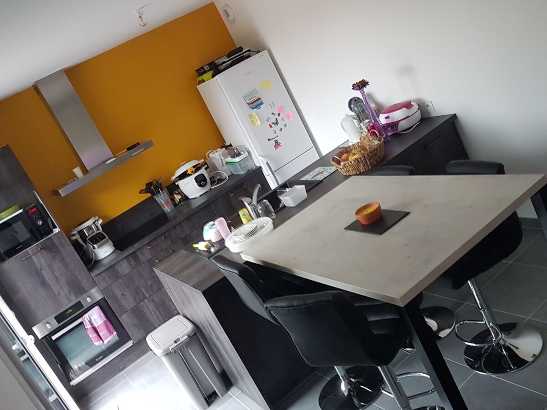 Cuisine avant-après sur mesure Vega Woody Dark