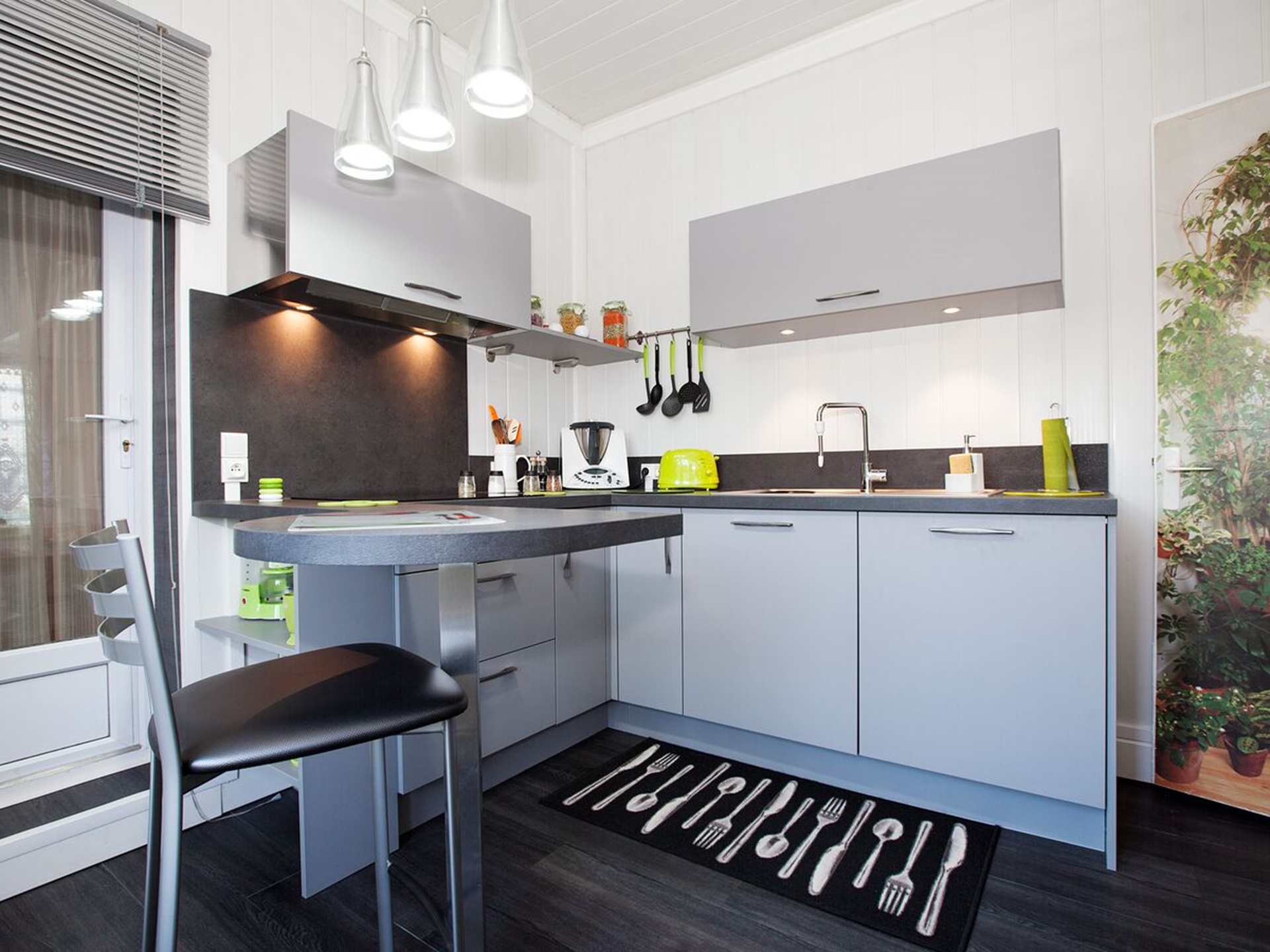 Cuisine équipée sur mesure Trend + Gris minéral