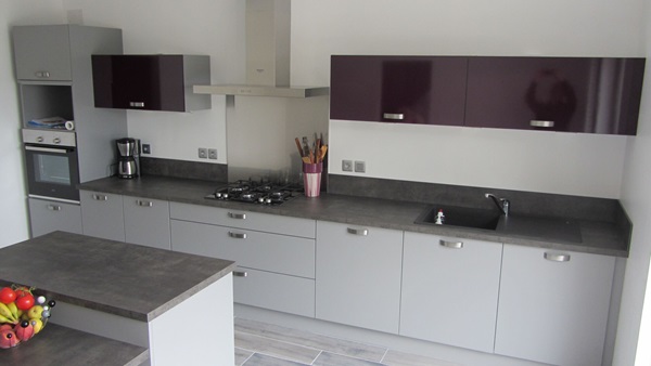 Cuisine équipée sur mesure Trend + Gris minéral