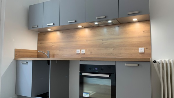 Cuisine équipée sur mesure Trend Gris Minéral