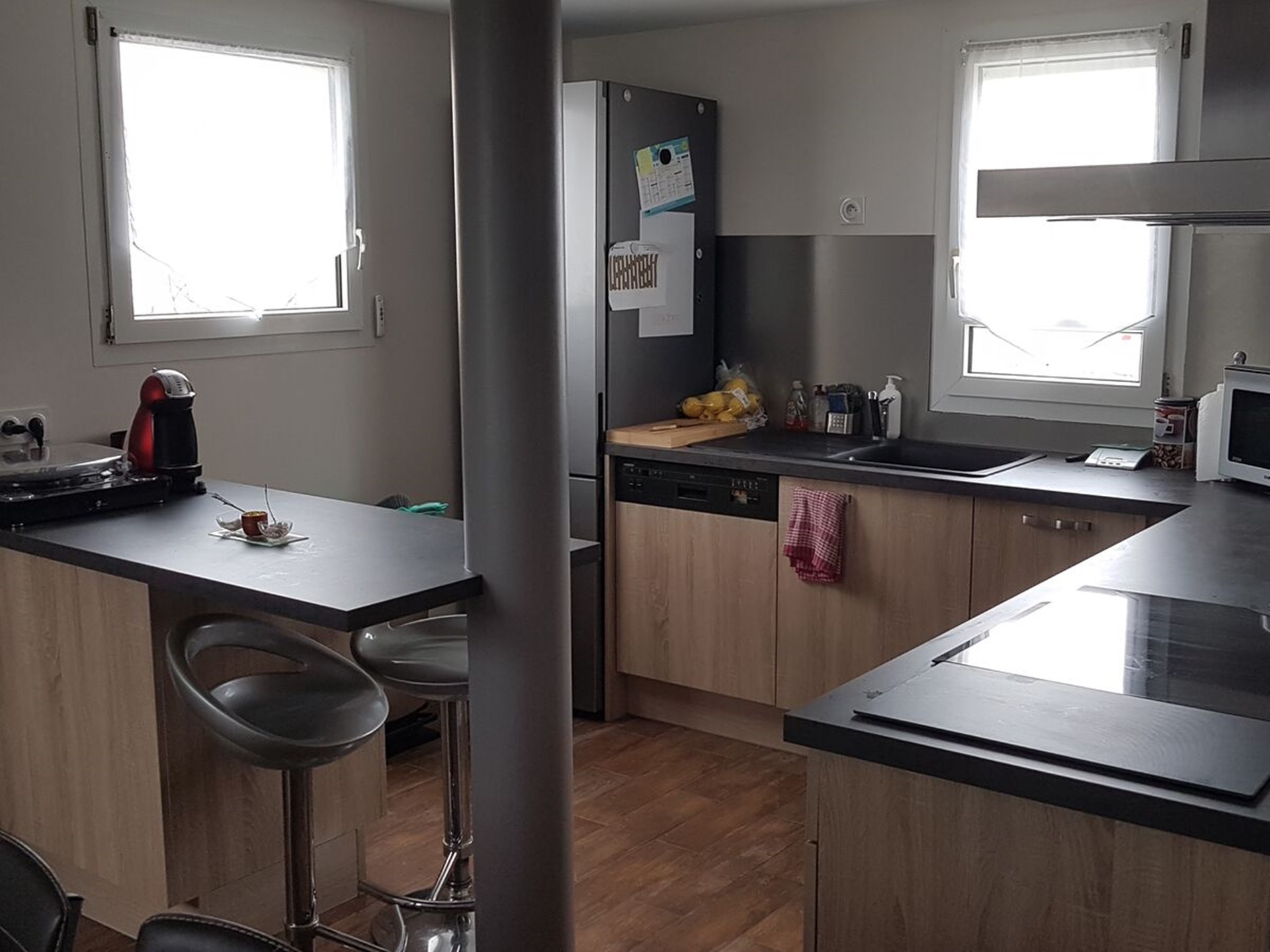 Cuisine équipée sur mesure Vega Plus Chêne Timber