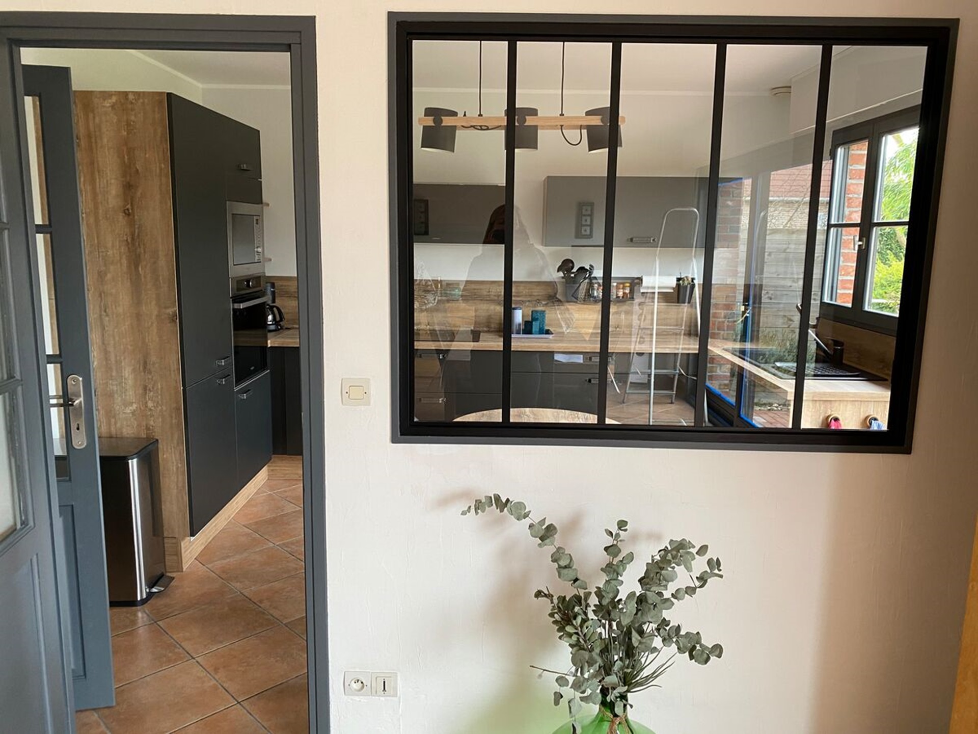 Cuisine équipée sur mesure VISTA Métal Brossé