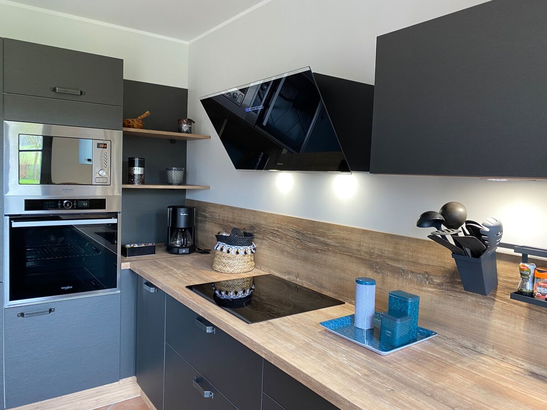 Cuisine équipée sur mesure VISTA Métal Brossé