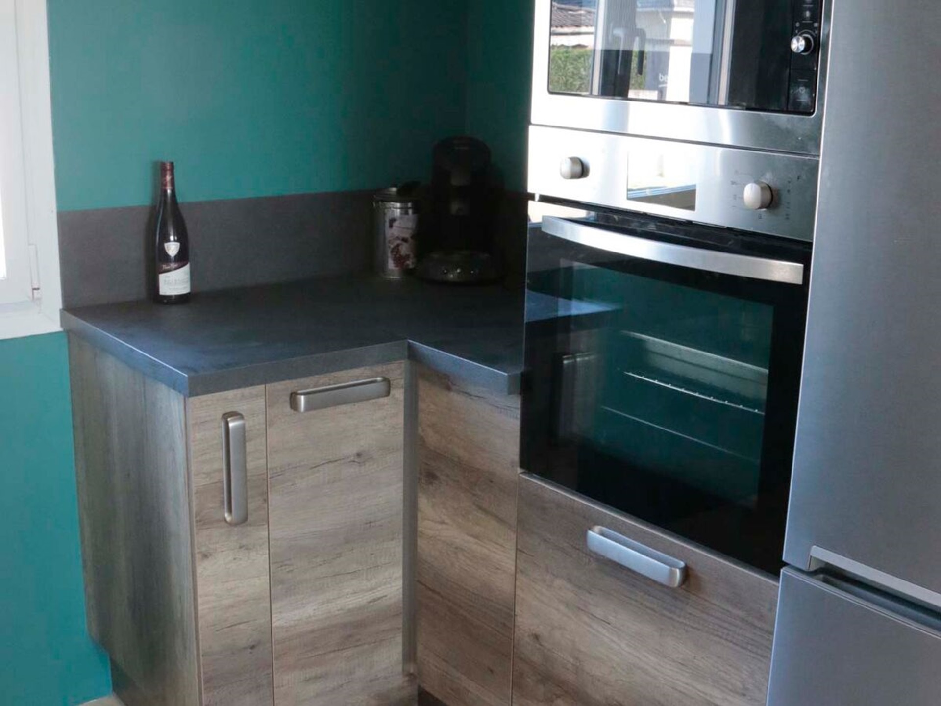 Cuisine avant-après sur mesure Vega Winoka