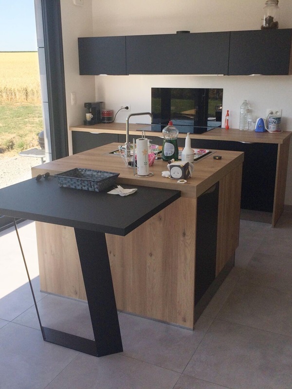 Cuisine équipée sur mesure Velvet Noir Soft